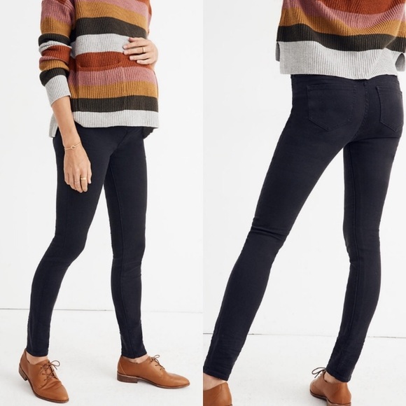 Madewell Denim - 🆕 Madewell Maternity Black Ankle Skinny Jeans 25